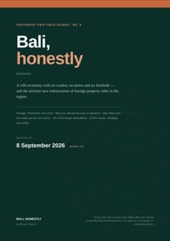 Cover of Bali, honestly