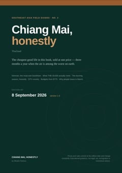 Cover of Chiang Mai, honestly