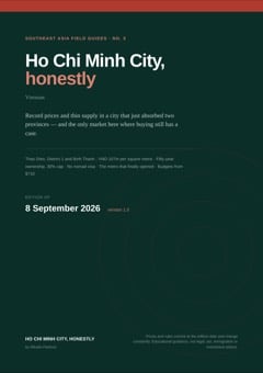 Cover of Ho Chi Minh City, honestly