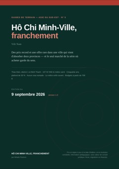Couverture de Hô Chi Minh-Ville, franchement