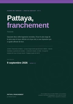 Couverture de Pattaya, franchement