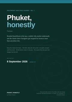 Cover of Phuket, honestly