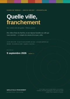 Couverture de Quelle Ville, Franchement