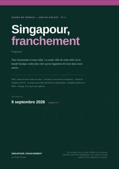 Couverture de Singapour, franchement